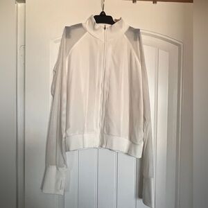 Zyia White Women's Zipper Front Jacket